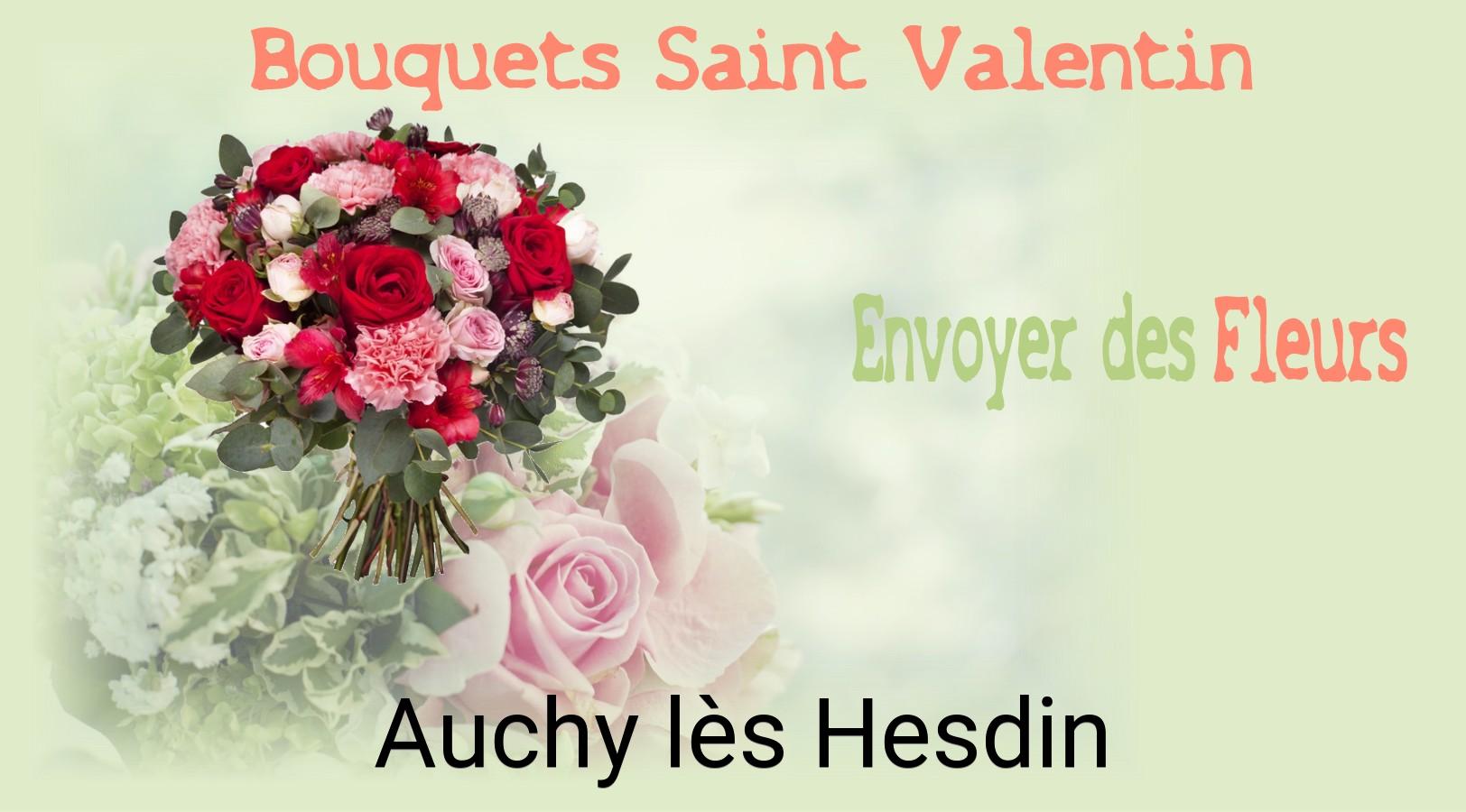 Roses de Saint-Valentin livrées à Auchy-lès-Hesdin